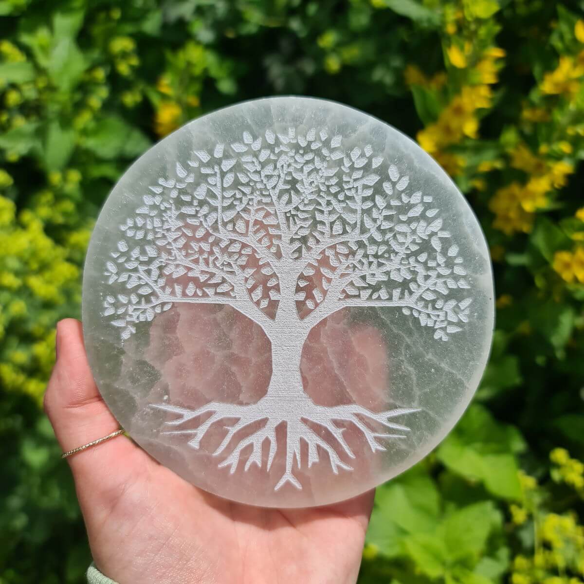 Selenit Ladeplatte kaufen bei Steinwelten