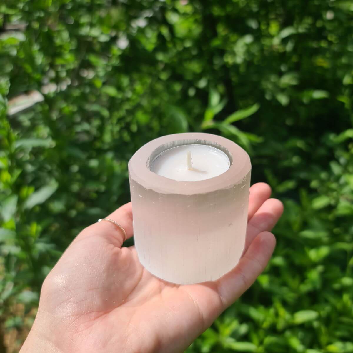 Selenit Teelichthalter kaufen