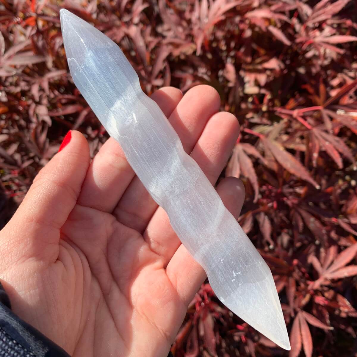 Selenit Stab kaufen bei Steinwelten 