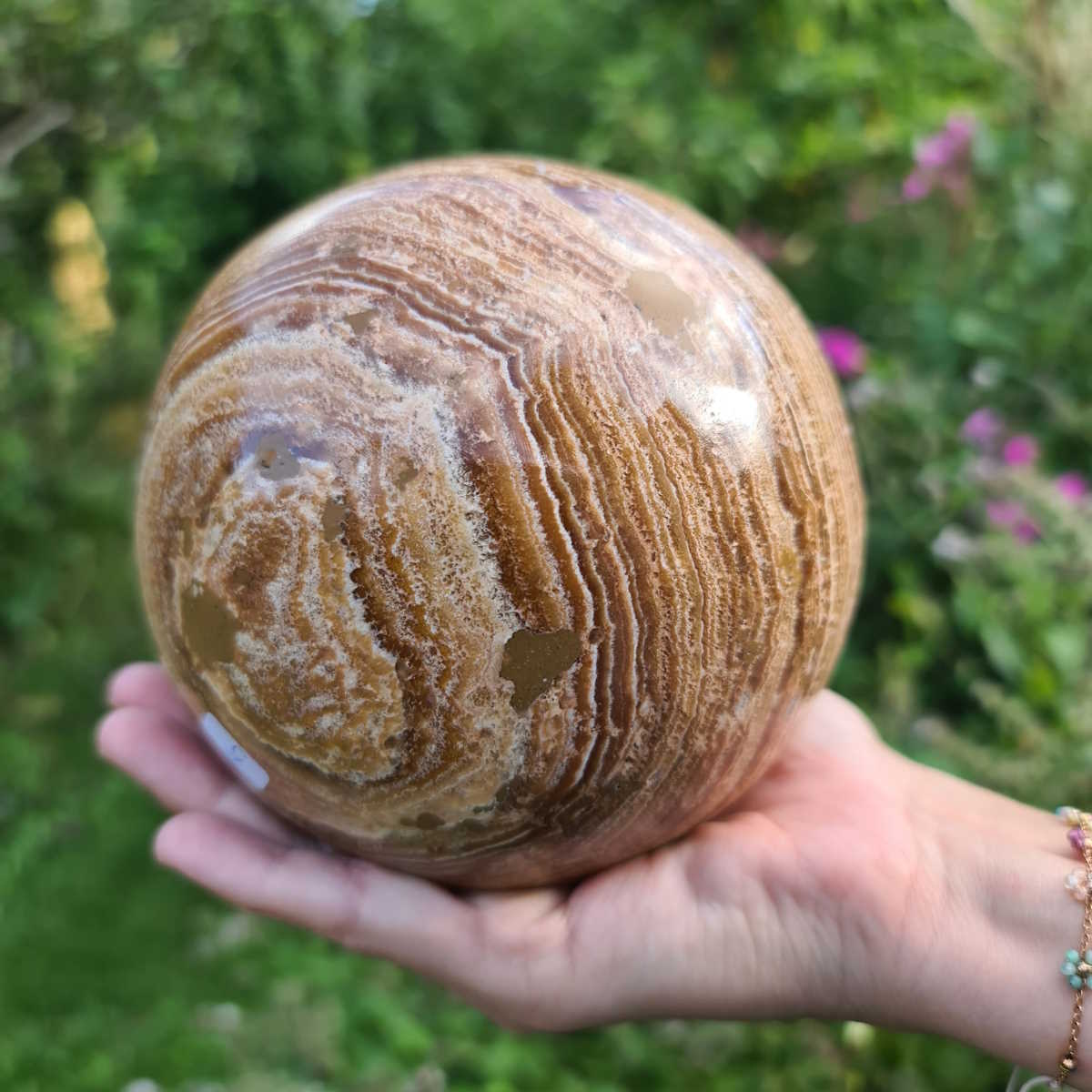 Polierte Kugel Aragonit