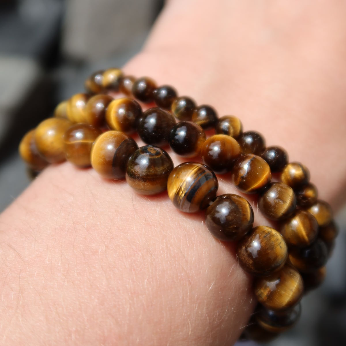 Tiegerauge als Armband