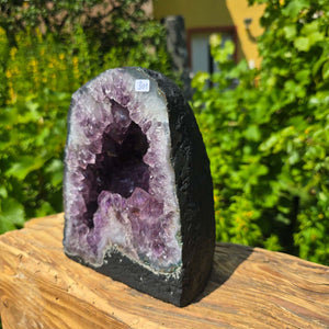 Amethyst Druse – Geode - 19x15x11cm und 8,2kg – Steinwelten OG - Nr. 301, ideal for unique interior decoration