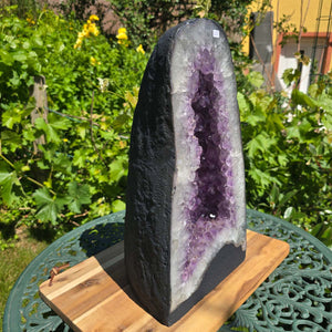 Amethyst Druse – Geode – Harmonie a Relaxatioun - 39x21x16cm - Nr. 255
