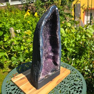 Amethyst Druse – Geode – Harmonie a Relaxatioun - 48x22x19cm - Nr. 272