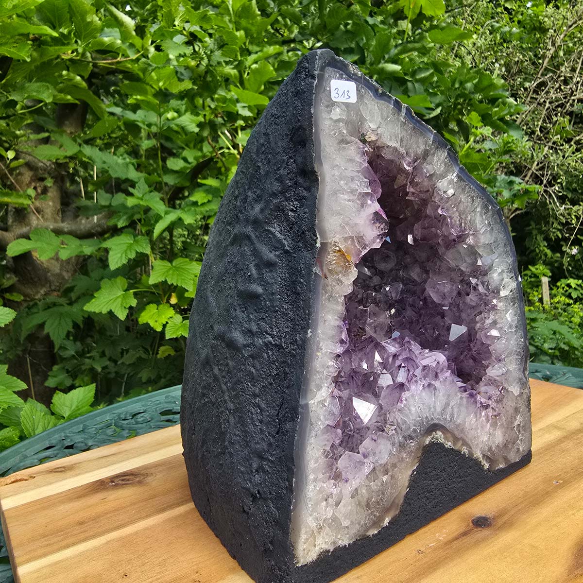 Amethyst-Drus – Geod – Harmonie an Entspanung - 21x17x15cm - Nr. 313