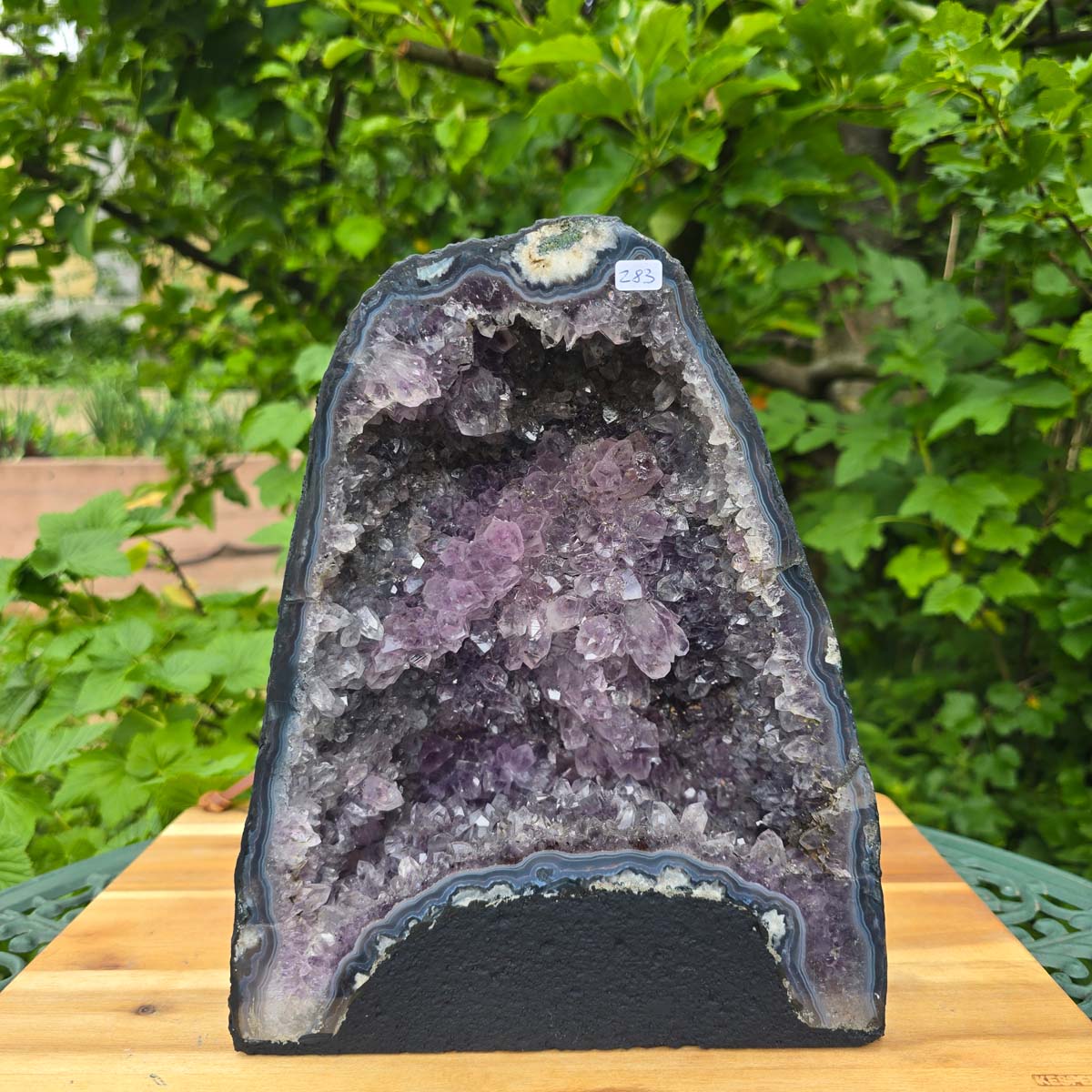 Amethyst-Drus – Geod – Harmonie an Entspanung - 26x21x16cm - Nr. 283