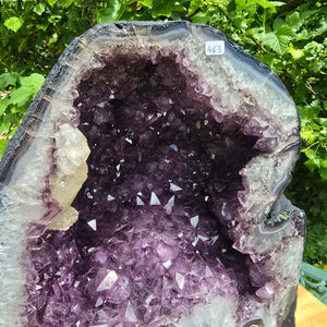 Ametisto drūza – geoda – harmonija ir atsipalaidavimas - 31x24x20cm - Nr. 463