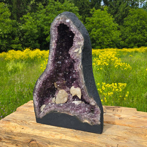 Amethyst Druse – Geode – Harmonie an Entspanung - 31x34x22cm - Nr. 132