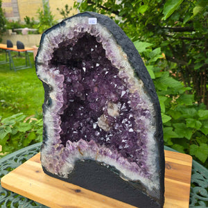 Amethyst-Drus – Geod – Harmonie an Entspanung - 32x26x16cm - Nr. 436