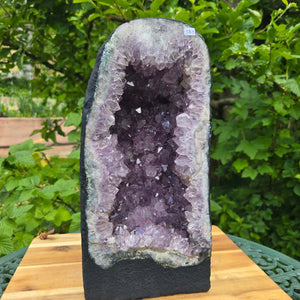 Ametisto drūza – geoda – harmonija ir atsipalaidavimas - 35x17x16cm - Nr. 381
