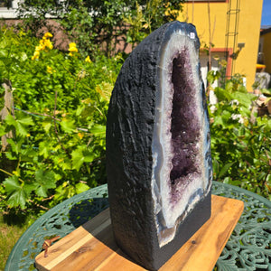 Ametisto drūzė – geoda – harmonija ir atsipalaidavimas - 37x20x14cm - Nr. 257