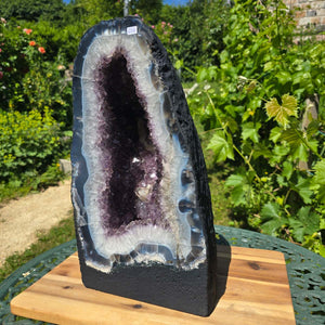 Ametisto drūzė – geoda – harmonija ir atsipalaidavimas - 37x20x14cm - Nr. 257