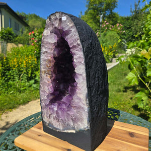 Ametisto drūzė – geoda – harmonija ir atsipalaidavimas - 38x19x20cm - Nr. 260