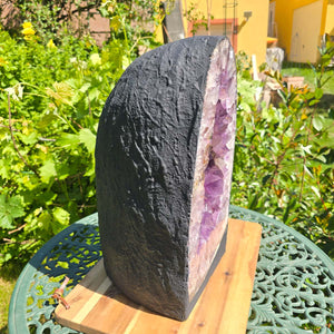Ametisto drūzė – geoda – harmonija ir atsipalaidavimas - 38x19x20cm - Nr. 260