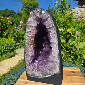 Ametisto drūzė – geoda – harmonija ir atsipalaidavimas - 38x19x20cm - Nr. 260