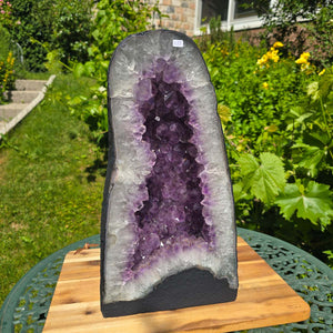Amethyst Druse – Geode – Harmonie a Relaxatioun - 39x21x16cm - Nr. 255