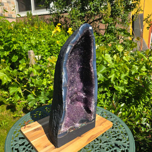 Amethyst Druse – Geode – Harmonie a Relaxatioun - 48x22x19cm - Nr. 272