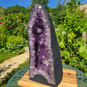Ametisto drūzė – geoda – harmonija ir atsipalaidavimas - 49x20x21cm - Nr. 249