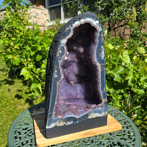 Ametisto drūzė – geoda – harmonija ir atsipalaidavimas - 49x28x22cm - Nr. 278