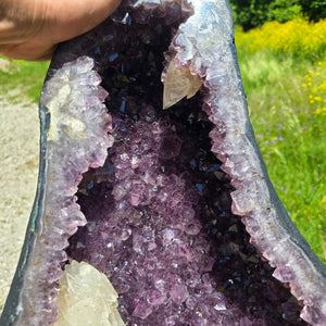 Amethyst Druse – Geode – Harmonie an Entspanung - 49x35x22cm - Nr. 124