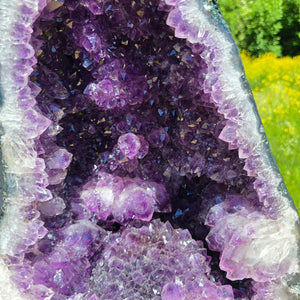 Amethyst Druse – Geode – Harmonie an Entspanung - 52x31x27cm - Nr. 102