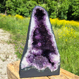 Amethyst Druse – Geode – Harmonie an Entspanung - 52x31x27cm - Nr. 102