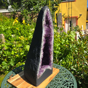 Ametisto drūzė – geoda – harmonija ir atsipalaidavimas - 53x21x21cm - Nr. 274