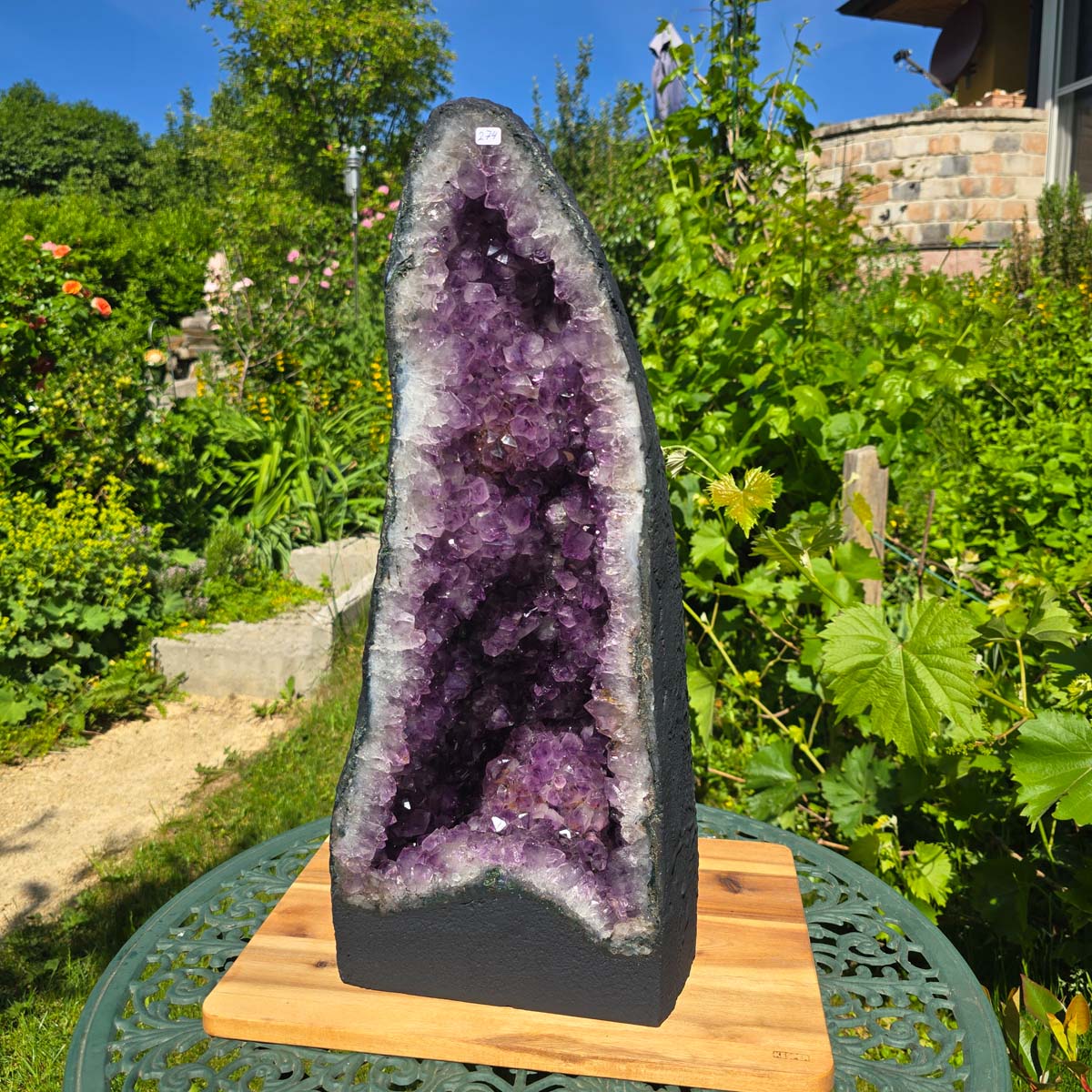 Amethyst Druse – Geode – Harmonie a Relaxatioun - 53x21x21cm - Nr. 274