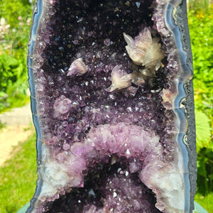 Amethyst Druse – Geode – Harmonie a Relaxatioun - 54x31x24cm - Nr. 271