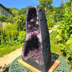 Amethyst Druse – Geode – Harmonie a Relaxatioun - 54x31x24cm - Nr. 271