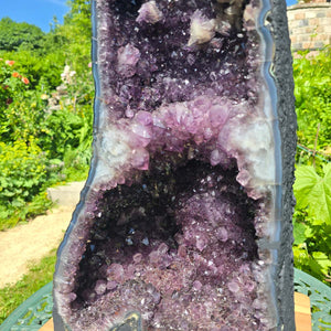 Amethyst Druse – Geode – Harmonie a Relaxatioun - 54x31x24cm - Nr. 271