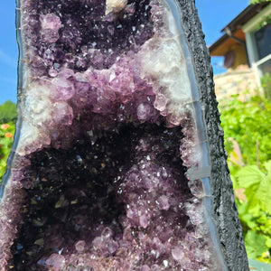Amethyst Druse – Geode – Harmonie a Relaxatioun - 54x31x24cm - Nr. 271