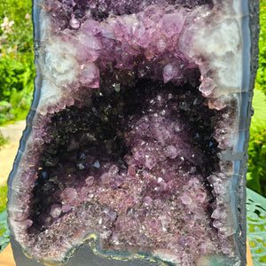 Amethyst Druse – Geode – Harmonie a Relaxatioun - 54x31x24cm - Nr. 271