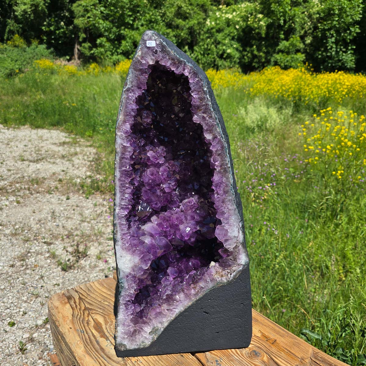 Amethyst Druse – Geode – Harmonie an Entspanung - 56x27x22cm - Nr. 83