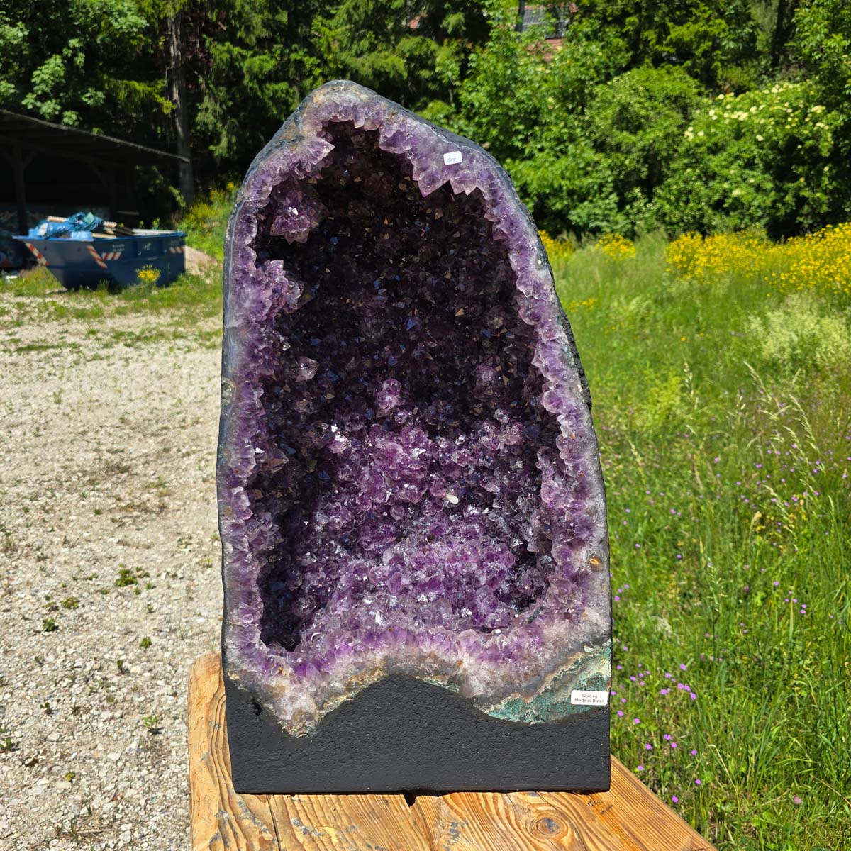 Amethyst Druse – Geode – Harmonie an Entspanung - 59x34x27cm - Nr. 37