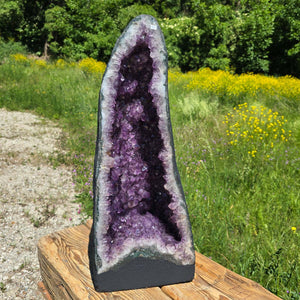 Amethyst Druse – Geode – Harmonie und Entspannung - 64x26x26cm - Nr. 105