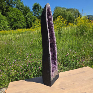Amethyst Druse – Geode – Harmonie a Relaxatioun - 103x27x23cm - Nr. 141