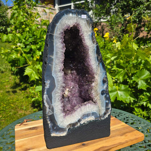 Ametisto drūzė – geoda – harmonija ir atsipalaidavimas - 37x20x14cm - Nr. 257