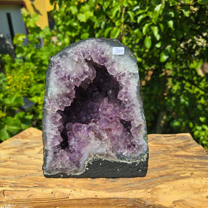 Amethyst Druse – Geode - 19x15x11cm und 8,2kg – Steinwelten OG - Nr. 301, einzigartiger Dekor für Innenarchitektur und Therapie