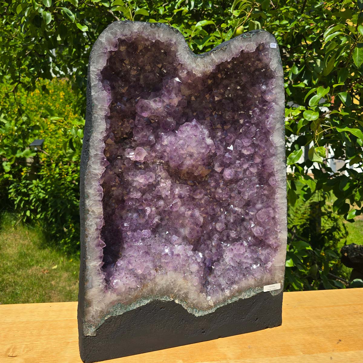 Amethystdrusen Paar 1A - 108 kg - Höhe 59cm - Harmonie und Entspannung - UNIKAT 372