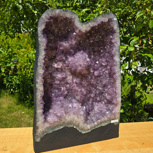 Amethystdrusen Paar 1A - 108 kg - Höhe 59cm - Harmonie und Entspannung - UNIKAT 372