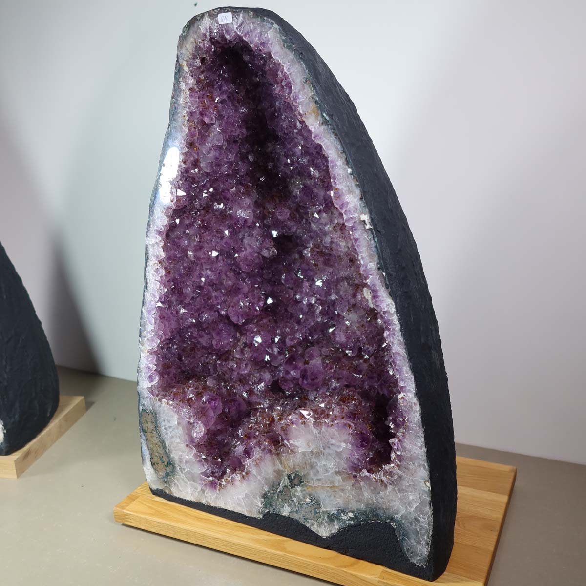 Amethystdrusen Paar 1A - 76kg - 35x51x26cm - Harmonie und Entspannung - UNIKAT 461 from Steinwelten