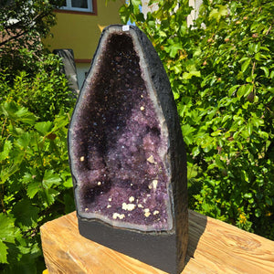 Amethystdrusen Paar 1A - 48kg - Höhe 47cm - Harmonie und Entspannung - UNIKAT 22, ideal for meditation and tranquility.