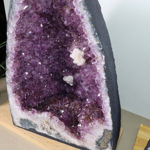 Amethystdrusen Paar 1A - 76kg - 35x51x26cm - Harmonie und Entspannung - UNIKAT 461 Amethyst von Steinwelten