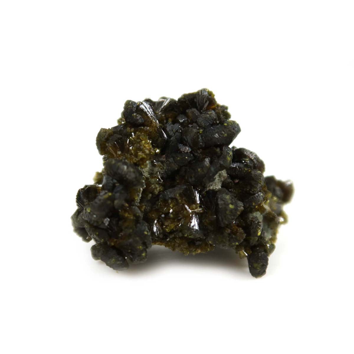 Epidot Kristall aus Marokko 4x2x2 cm, Naturbelassenes Sammlerstück für Mineralien kaufen und Erholung, einzigartig und begehrt.