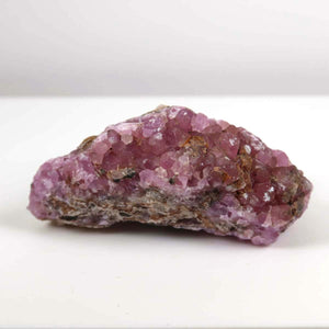 Kobalt Calcit Rohstein 9x6x4 cm in einzigartigem Pink, naturbelassener Mineralien Unikat Nr. 5 aus Marokko, für Sammler.