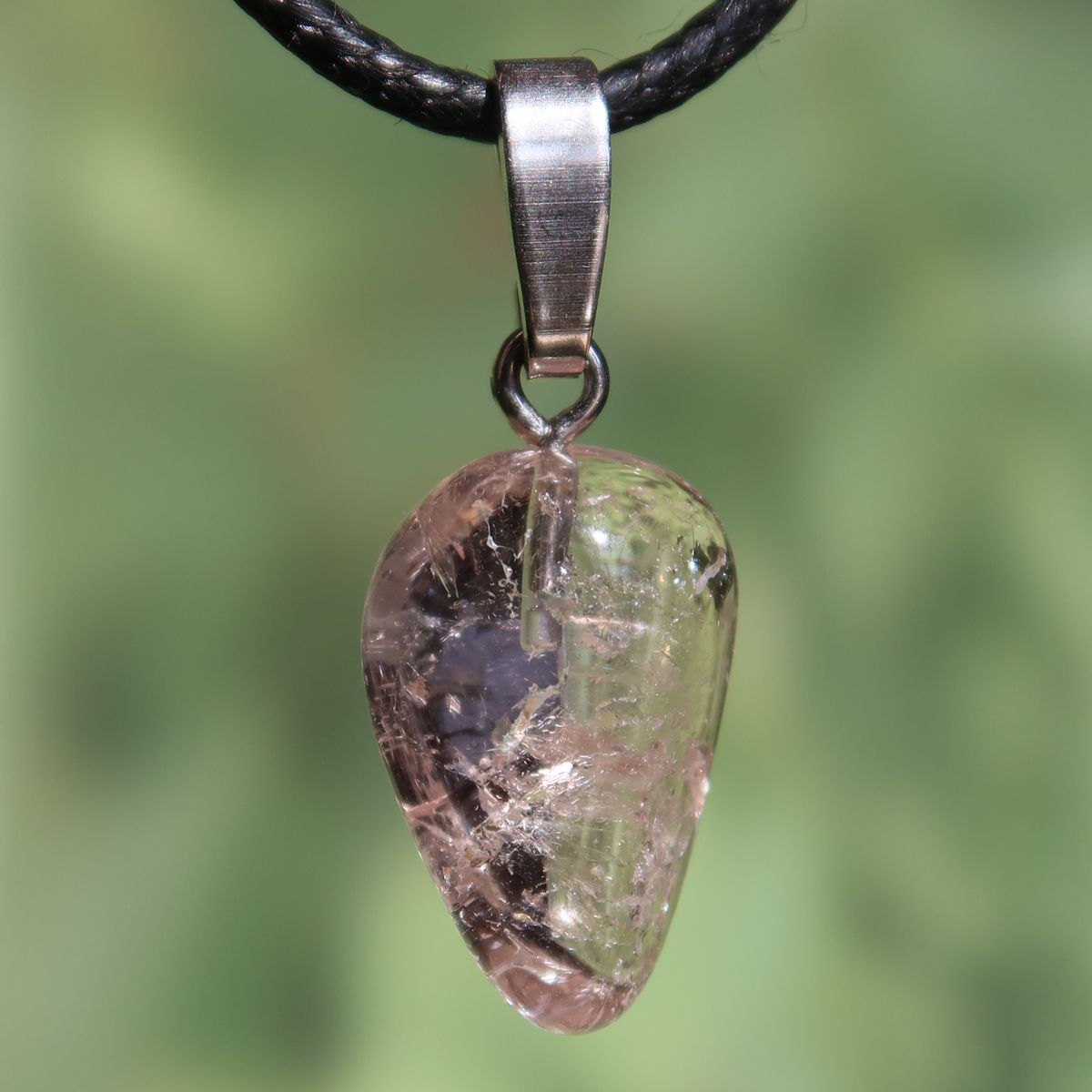 Morganit-Anhänger - transparent kloer - Kloerheet a Balance - Nr. 15
