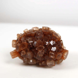 Natürlicher roher Aragonit Kristall aus Marokko, 5x4 cm, einzigartiges Sammlerstück mit detailreicher Form und Struktur.