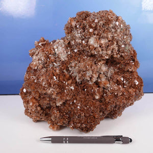 Natürlicher roher Aragonit Kristall aus Marokko - 23x20x10 cm, ideal für Sammler - verfügbar bei Steinwelten in Graz und Wiener Neustadt.