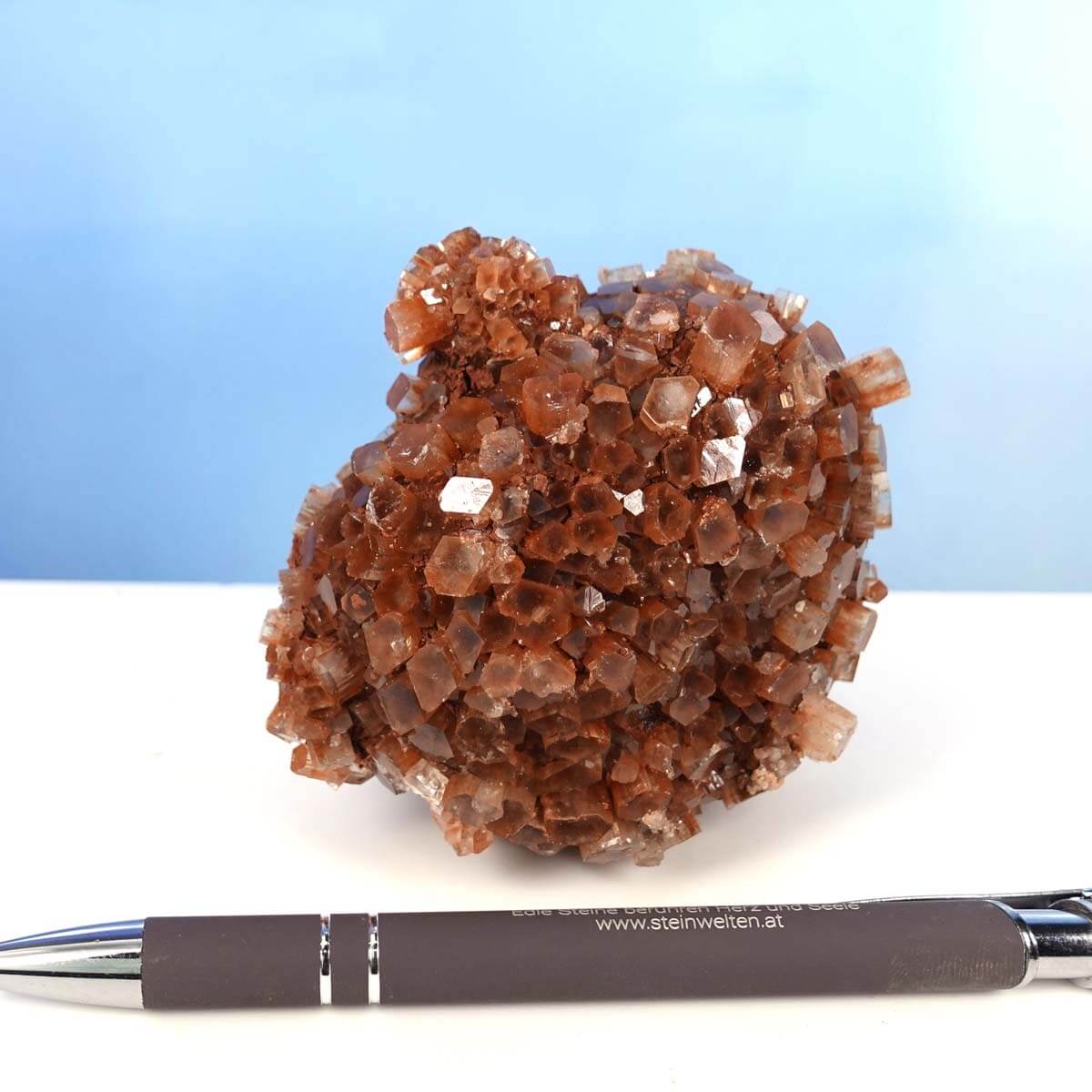 Natürliche rohe Aragonit Kristall Stufe aus Marokko, 11x8 cm, mit markanten sternförmigen Formen, ideal für Sammler und Liebhaber